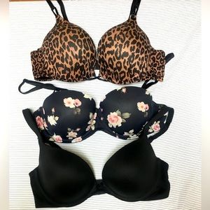 3 Victoria Secret /Pink Bras